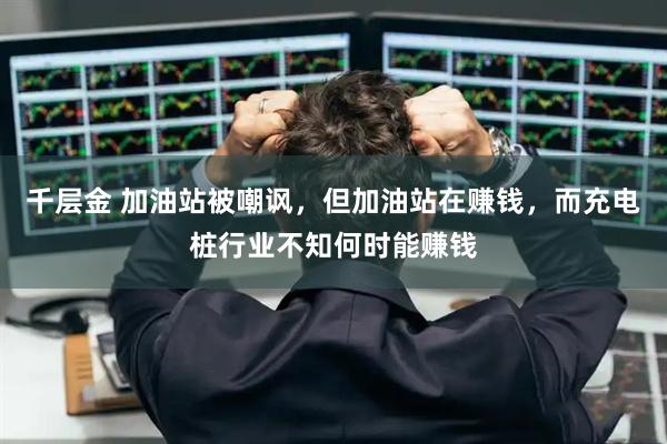 千层金 加油站被嘲讽，但加油站在赚钱，而充电桩行业不知何时能赚钱